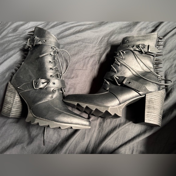 Dolls Kill Shoes - dollskill spike boots